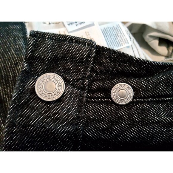 New Levi's 501 Original Fit Jeans Mens 30x30 Black Button Fly Academia Workwear￼ - Picture 8 of 12